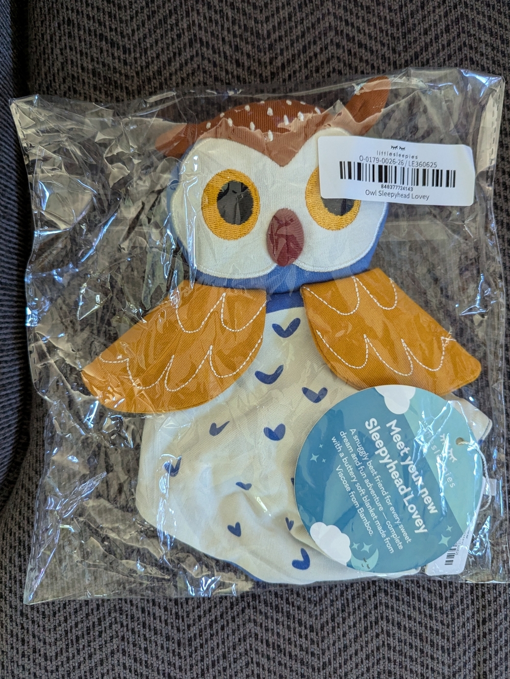 Little Sleepies Owl Lovey